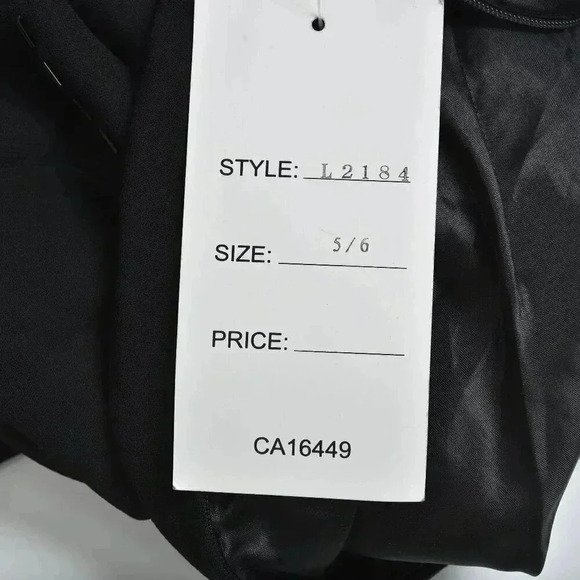 NWT Scala Sequin Black Maxi  Dress Formal Sleeveless Size 5/6 - Picture 7 of 11